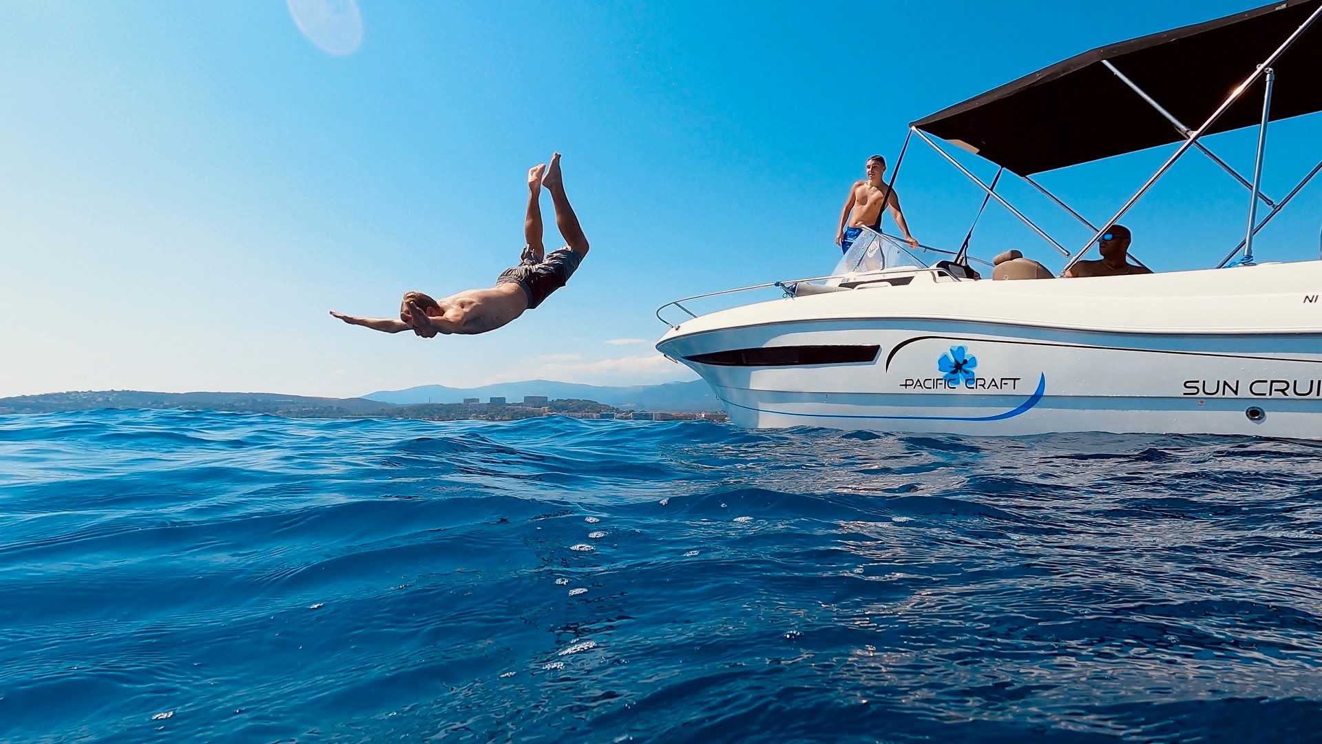 Sunset face à Nice avec SkipAzur